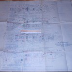 Cunard White Star Line: Georgic General arrangement Plans for decks A-B-C-D.