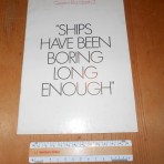 Cunard Line: QE2 “Ships Have Been Boring Long Enough” Pre maiden brochure. Repriced