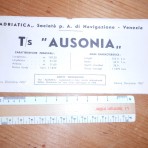 Adriatica Line:  Ausonia  deckplan 1967