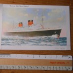 Cunard Line: Queen Elizabeth Letter Card