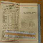 French Line : Liberte January 1952 1st class passenger list