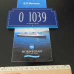 NCL: Norway Cabin Number Sign and Deckplan