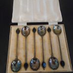 Cunard Line: RMS Samaria Souvenir Spoons In Case