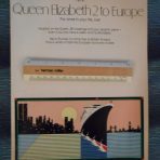 Cunard Line: QE2 1979 Europe Brochure.