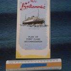 Cunard White Star: MV Britannic First Class Deck Plan