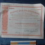 Cunard Line: 1000 pounds of Common Stock Certificate