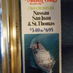 Carnival Cruises: Mardi Gras Plan Brochure 1974