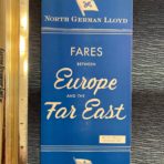 NGL: Blue Fare Plan for Europe to the Far East 1964