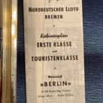 NGL: Berlin Tissue Deck Plan 1960 in German