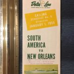 Delta Line: Sailing Schedule for 1955