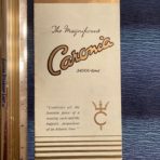 Cunard Line: Caronia Interiors fold out.