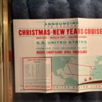 USL: SS United States 1969 Christmas-NYE Cruise Rate folder : Never happened