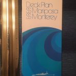 Pacific Far East Line: Mariposa and Monterey Deck Plans.