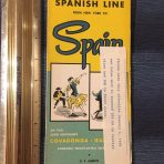 Spanish Line: 1960 folder for the Covadonga and Guadalupe