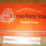 Cunard White Star: Tourist Accommodations various ships Brochure for 1949.