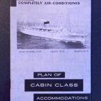 Cunard White Star: Caronia B&W Deck Plan