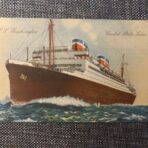 United States Lines: SS Washington Postcard