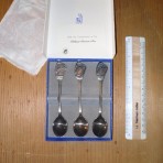 HAL: Rotterdam, Nieuw Amsterdam, Statendam: 3 silver souvenir spoon set restocked!