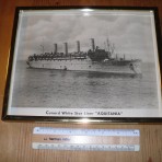 Cunard Line: Aquitania WW2 framed photo