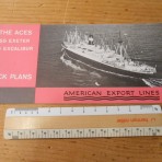 American Export Lines: The four Aces deckplans:
