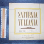 Italian Lines: Saturnia / Vulcania Tourist Interiors Brochure.
