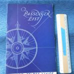 United States Lines: SS President Roosevelt Passenger List and Concert Invite 1930