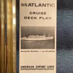 American Export: SS Atlantic Cruise Deck Plans 62/63