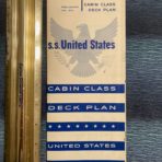 United States Lines: SSUS Preliminary Jan 1952 Cabin Class Deck Plans