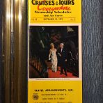 Cruise and Tours Everywhere Steamship Schedules September 15 1973