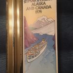 Sitmar: Alaskan Cruises and Canada 1974 folder brochure w/ deck plans