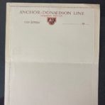 Anchor Donaldson Line: TSS Letitia  Letter card