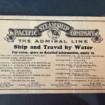 Pacific Steamship- Admiral Line: Sailing Schedule #34 Aug 1932