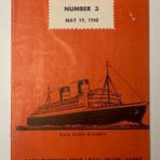 Cunard White Star:  Sailings and Fares #3 May 1948
