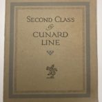 Cunard: Mid 1920’s Second Class Interiors small brochure