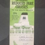 Matson Lines: 4 Cruises for 1959