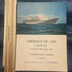 P&O: Canberra Log Cruise Ten 1965